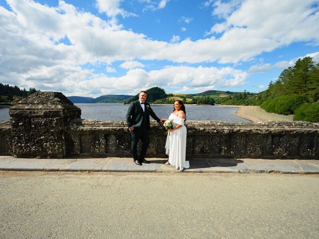 Shannon and Jared&apos;s Wedding in North Wales, Gwynedd 31