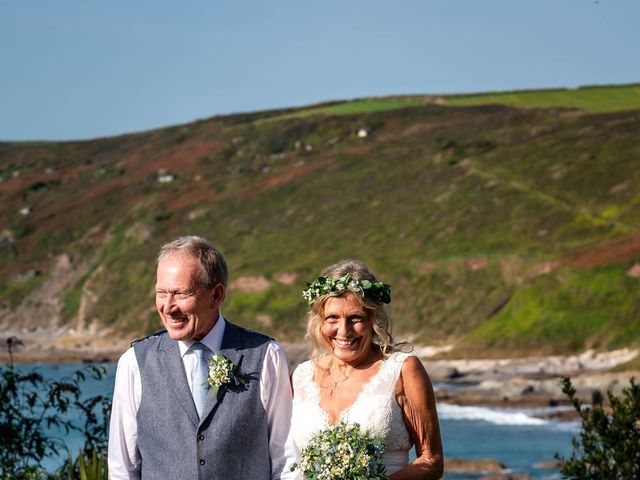 Bob and Penny&apos;s Wedding in Polhawn, Cornwall 16