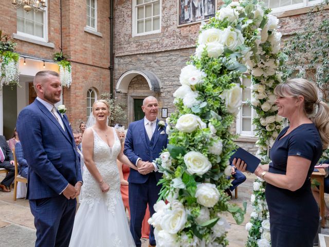 Andrew and Laura's Wedding in Durham City, Durham 28