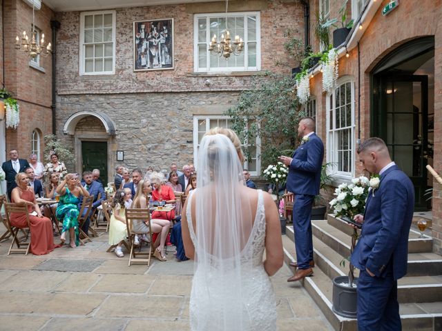 Andrew and Laura's Wedding in Durham City, Durham 55