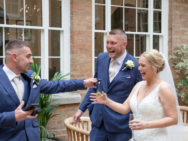 Andrew and Laura's Wedding in Durham City, Durham 56