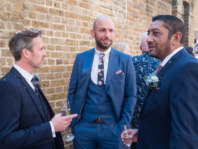 Mark and Sian's Wedding in London - East, East London 171