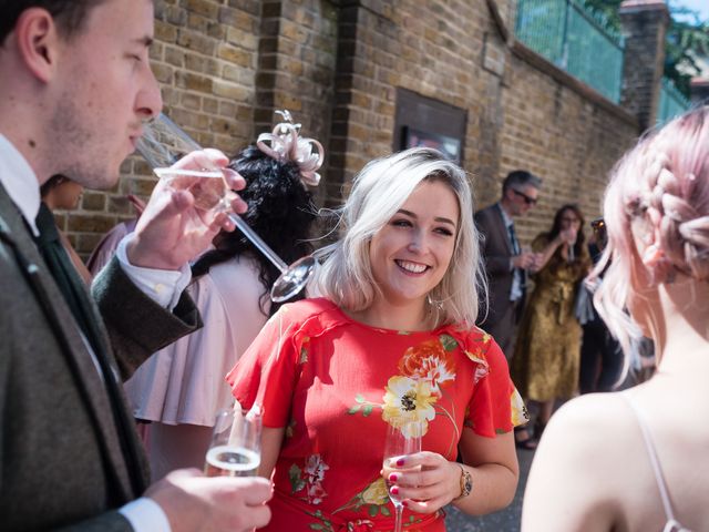 Mark and Sian's Wedding in London - East, East London 183