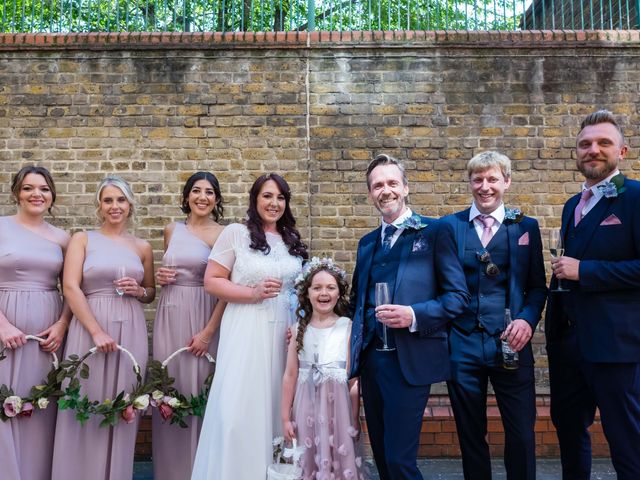 Mark and Sian's Wedding in London - East, East London 193