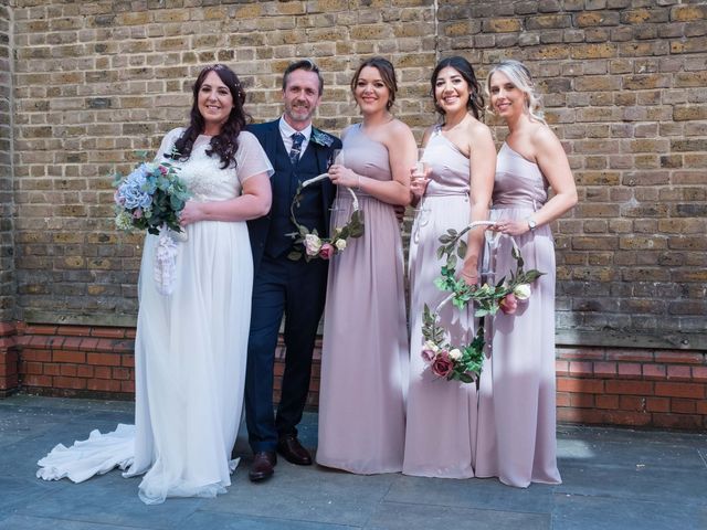 Mark and Sian's Wedding in London - East, East London 195