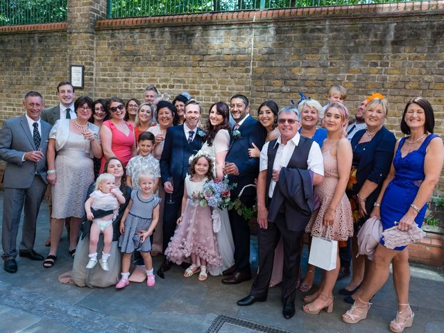 Mark and Sian's Wedding in London - East, East London 208