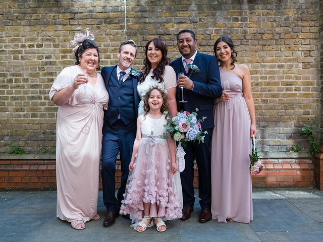 Mark and Sian's Wedding in London - East, East London 209