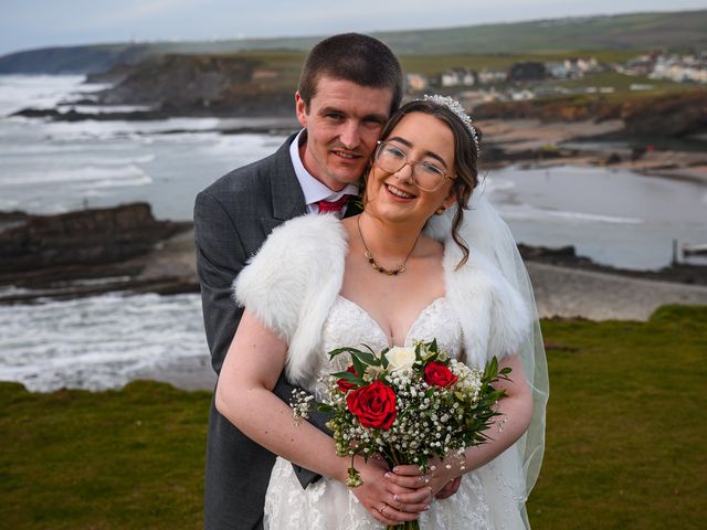 Chris and Paige&apos;s Wedding in Bude, Cornwall 45