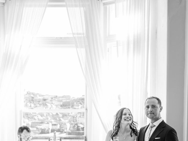 Jen and Max's Wedding in Fowey, Cornwall 8