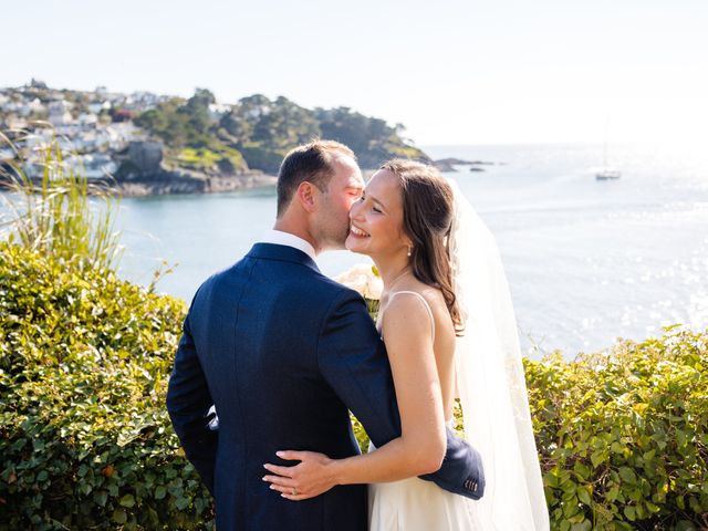 Jen and Max's Wedding in Fowey, Cornwall 1