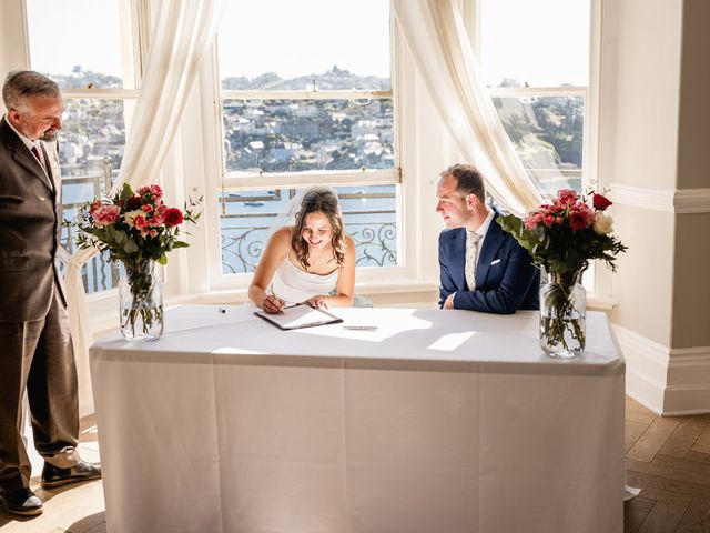 Jen and Max's Wedding in Fowey, Cornwall 64