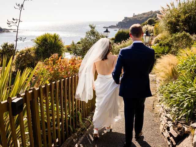 Jen and Max's Wedding in Fowey, Cornwall 66