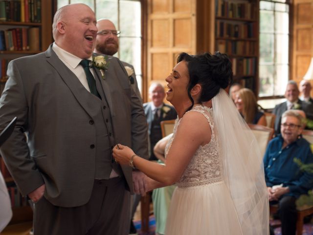 Ryan and Christina's Wedding in Carberry Tower, Lothian &amp; Borders 15