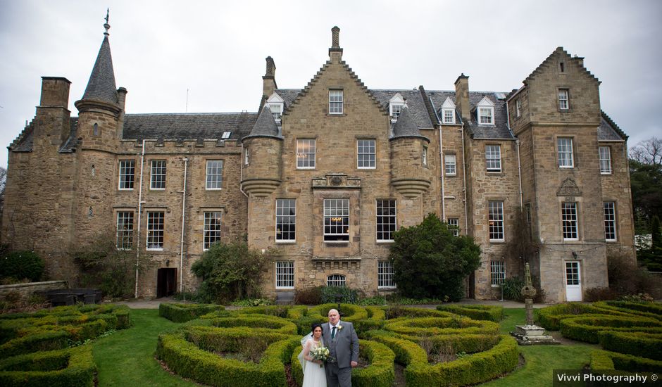 Ryan and Christina's Wedding in Carberry Tower, Lothian & Borders