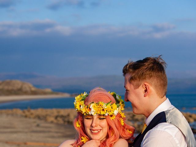 Connor and Kira&apos;s Wedding in Pwllheli, Gwynedd 46