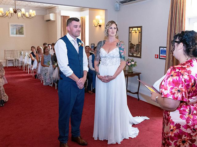 Gareth and Carolyn's Wedding in Newport, Cardiff 91
