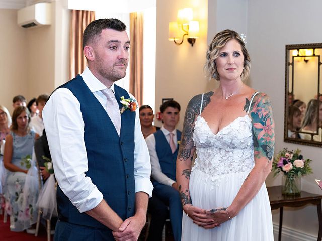 Gareth and Carolyn's Wedding in Newport, Cardiff 95