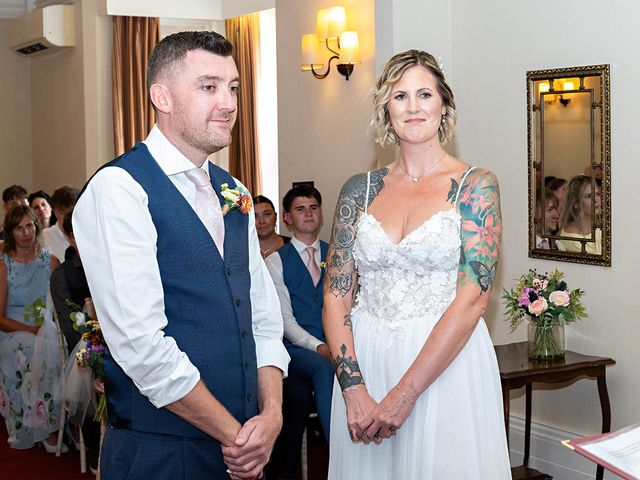 Gareth and Carolyn's Wedding in Newport, Cardiff 110