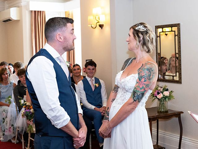 Gareth and Carolyn's Wedding in Newport, Cardiff 111