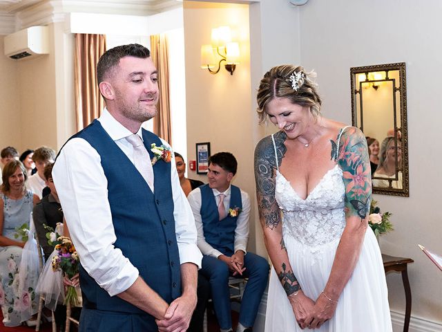 Gareth and Carolyn's Wedding in Newport, Cardiff 112