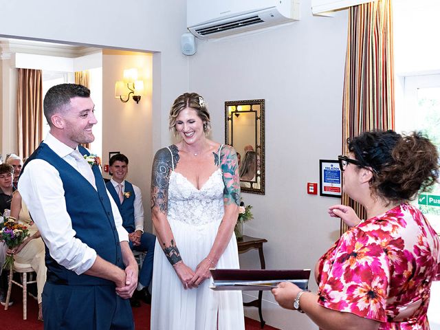 Gareth and Carolyn's Wedding in Newport, Cardiff 115
