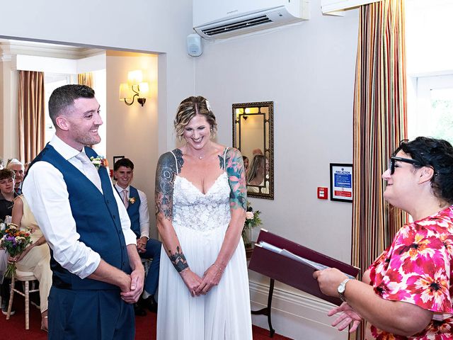 Gareth and Carolyn's Wedding in Newport, Cardiff 116