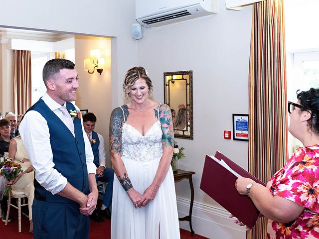 Gareth and Carolyn's Wedding in Newport, Cardiff 117