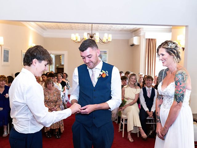 Gareth and Carolyn's Wedding in Newport, Cardiff 127