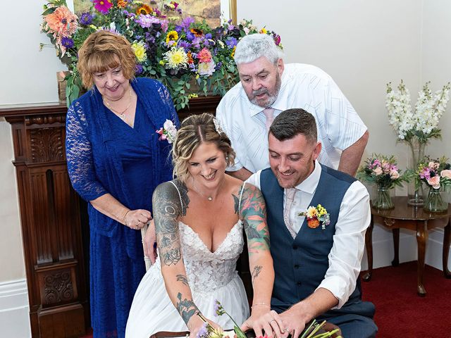 Gareth and Carolyn's Wedding in Newport, Cardiff 171