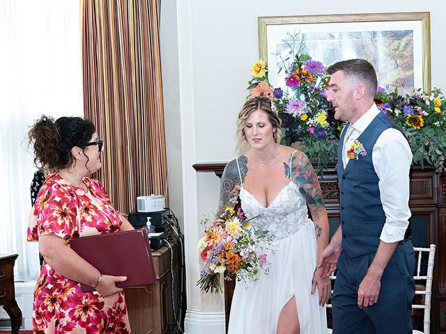 Gareth and Carolyn's Wedding in Newport, Cardiff 173