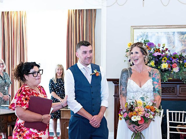 Gareth and Carolyn's Wedding in Newport, Cardiff 176
