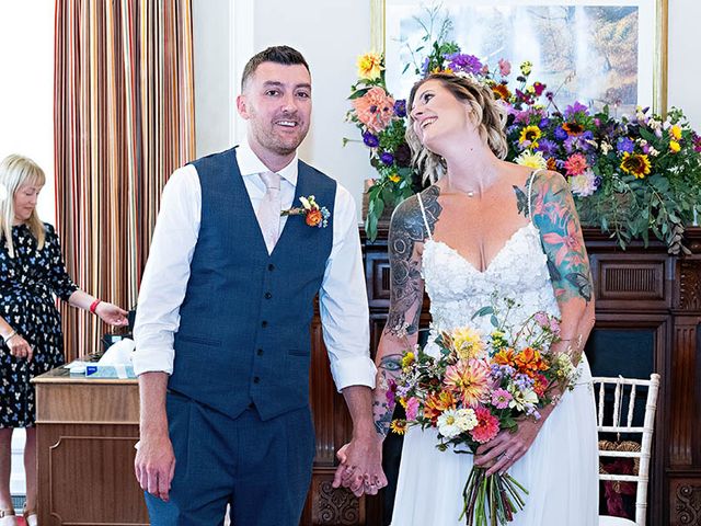Gareth and Carolyn's Wedding in Newport, Cardiff 178