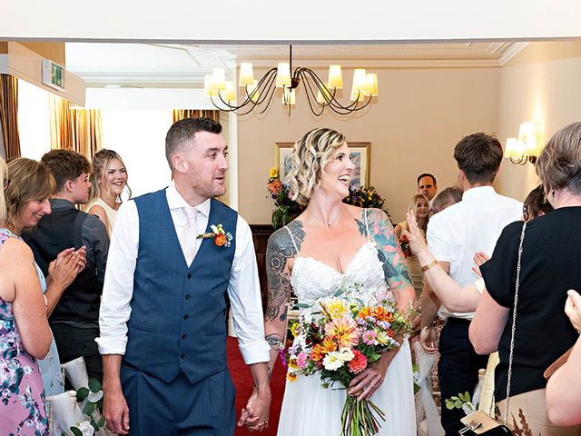 Gareth and Carolyn's Wedding in Newport, Cardiff 180