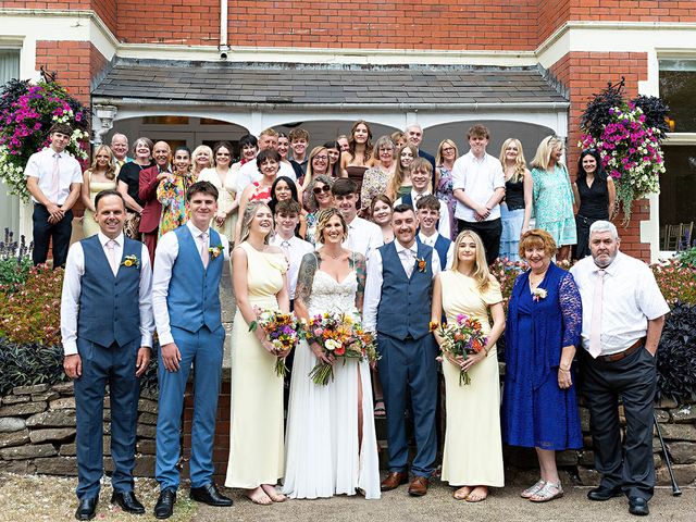 Gareth and Carolyn's Wedding in Newport, Cardiff 203