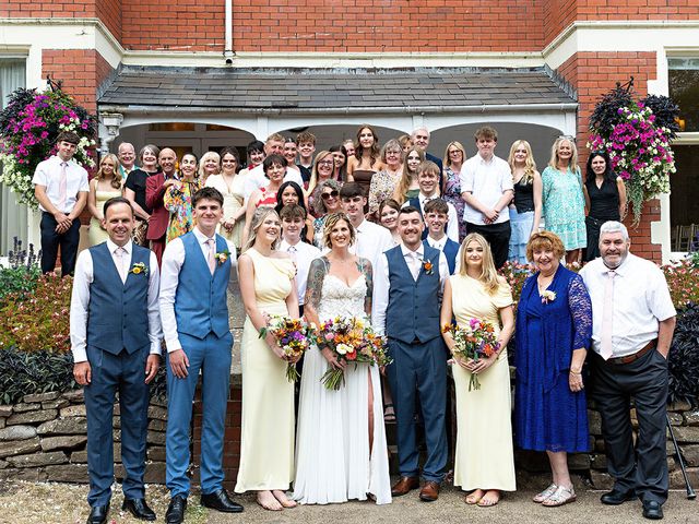 Gareth and Carolyn's Wedding in Newport, Cardiff 204