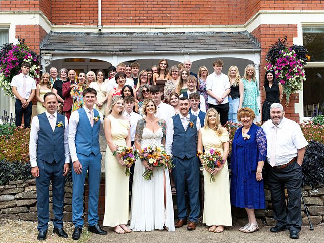 Gareth and Carolyn's Wedding in Newport, Cardiff 205