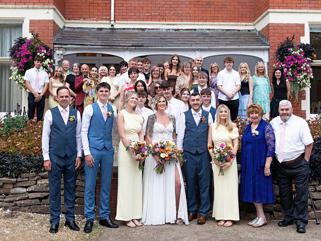 Gareth and Carolyn's Wedding in Newport, Cardiff 206