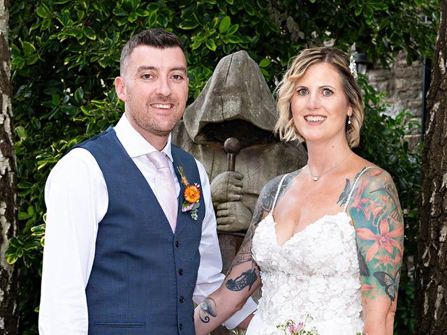 Gareth and Carolyn's Wedding in Newport, Cardiff 343