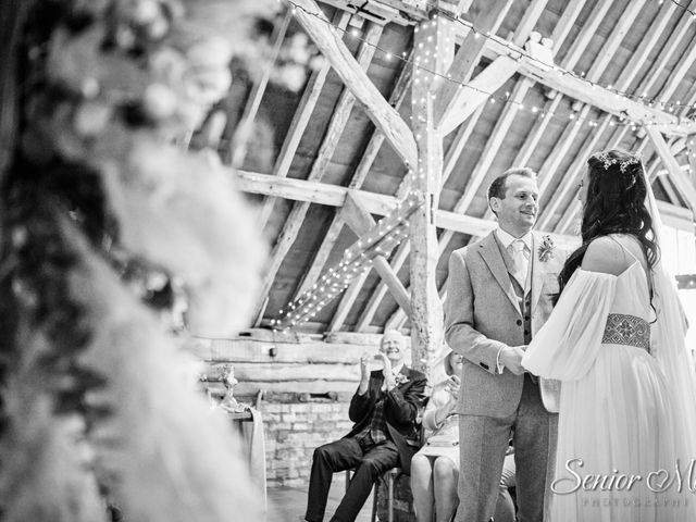 David and Hannah&apos;s Wedding in Silchester, Hampshire 14