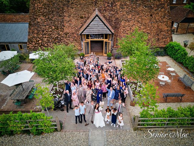 David and Hannah&apos;s Wedding in Silchester, Hampshire 19