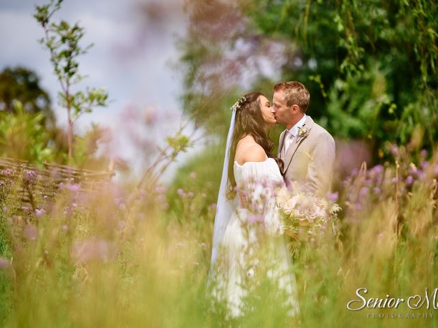 David and Hannah&apos;s Wedding in Silchester, Hampshire 20