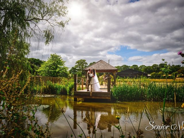 David and Hannah&apos;s Wedding in Silchester, Hampshire 21