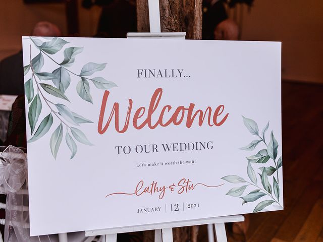 Stu and Cathy's Wedding in Whiteley, Hampshire 21