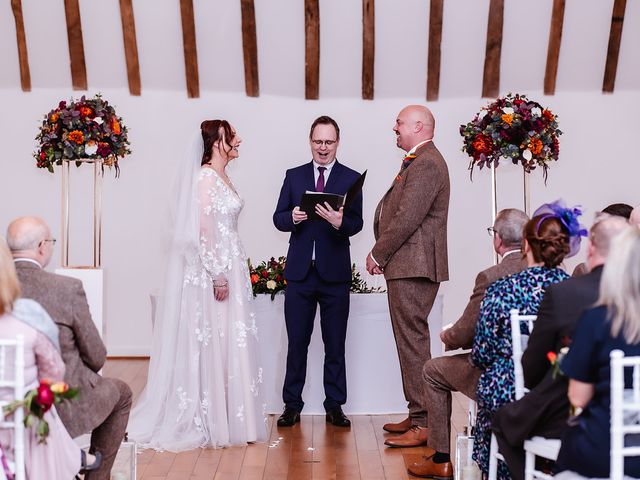 Stu and Cathy's Wedding in Whiteley, Hampshire 37