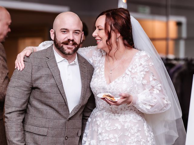 Stu and Cathy's Wedding in Whiteley, Hampshire 99