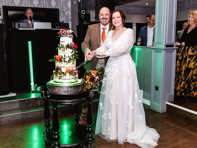 Stu and Cathy's Wedding in Whiteley, Hampshire 142