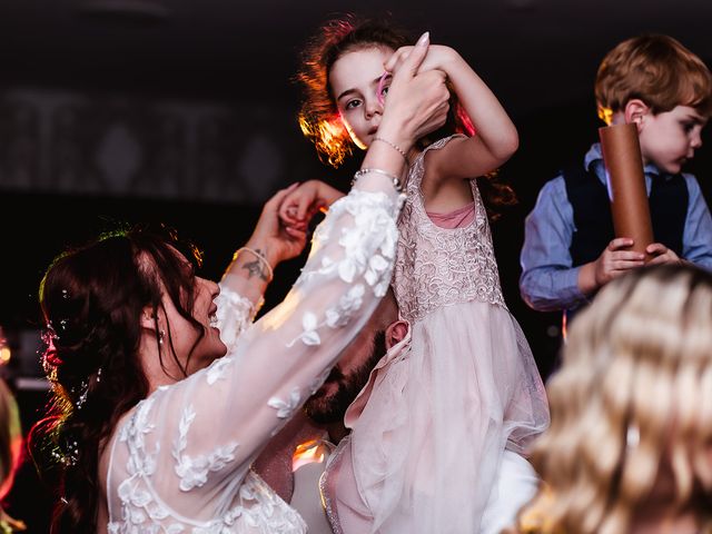 Stu and Cathy's Wedding in Whiteley, Hampshire 146