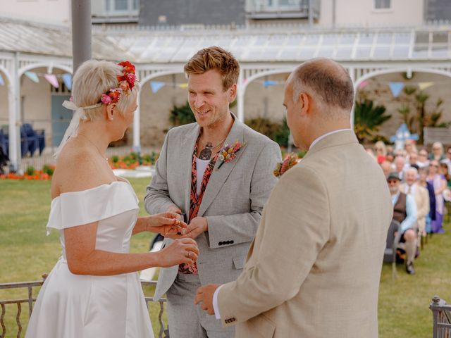 James and Gayle&apos;s Wedding in Falmouth, Cornwall 7