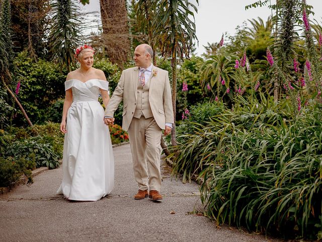 James and Gayle&apos;s Wedding in Falmouth, Cornwall 23