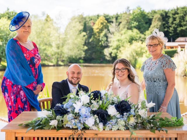 Dean and Dawn's Wedding in Lower Beeding, West Sussex 32